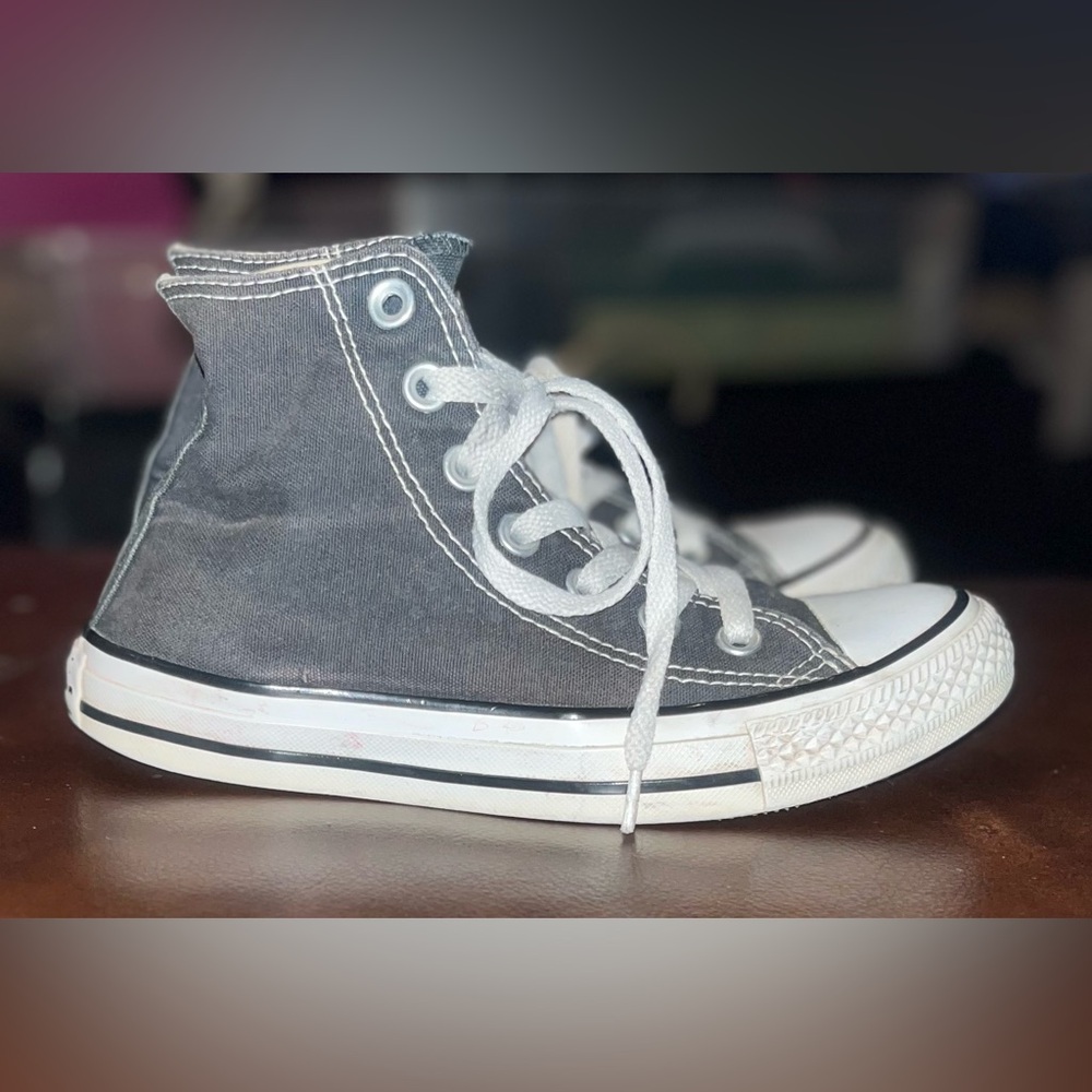 Converse Chuck Taylor All Star Hi Lace Up High Top Blue Sneakers women’s size 6 - Picture 6 of 10